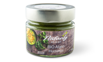 BIO Algen-Hummus im Glas